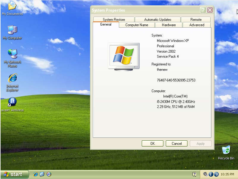 install windows xp service pack 4